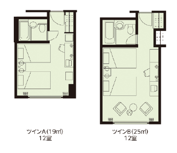 ツイン間取り図